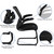 Black Mesh Sled Base Side Reception Chair with Flip-Up Arms Black Mesh Sled Base Side Reception Chair with Flip-Up Arms