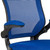 Mid-Back Blue Mesh Ergonomic Drafting Chair with Adjustable Foot Ring and Flip-Up Arms Mid-Back Blue Mesh Ergonomic Drafting Chair with Adjustable Foot Ring and Flip-Up Arms