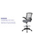 Mid-Back Dark Gray Mesh Ergonomic Drafting Chair with Adjustable Foot Ring and Flip-Up Arms Mid-Back Dark Gray Mesh Ergonomic Drafting Chair with Adjustable Foot Ring and Flip-Up Arms