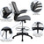 Mid-Back Dark Gray Mesh Ergonomic Drafting Chair with Adjustable Foot Ring and Flip-Up Arms Mid-Back Dark Gray Mesh Ergonomic Drafting Chair with Adjustable Foot Ring and Flip-Up Arms