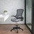Mid-Back Dark Gray Mesh Ergonomic Drafting Chair with Adjustable Foot Ring and Flip-Up Arms Mid-Back Dark Gray Mesh Ergonomic Drafting Chair with Adjustable Foot Ring and Flip-Up Arms