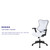 High Back Designer White Mesh Executive Swivel Ergonomic Office Chair with Adjustable Arms High Back Designer White Mesh Executive Swivel Ergonomic Office Chair with Adjustable Arms