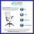 High Back Designer White Mesh Executive Swivel Ergonomic Office Chair with Adjustable Arms High Back Designer White Mesh Executive Swivel Ergonomic Office Chair with Adjustable Arms