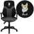Embroidered High Back Ergonomic Black and Gray Mesh Swivel Task Office Chair with Adjustable Arms Embroidered High Back Ergonomic Black and Gray Mesh Swivel Task Office Chair with Adjustable Arms