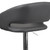 Contemporary Gray Vinyl Adjustable Height Barstool with Rounded Mid-Back and Chrome Base Contemporary Gray Vinyl Adjustable Height Barstool with Rounded Mid-Back and Chrome Base