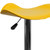 Contemporary Yellow Vinyl Adjustable Height Barstool with Wavy Seat and Chrome Base Contemporary Yellow Vinyl Adjustable Height Barstool with Wavy Seat and Chrome Base