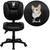 Embroidered Mid-Back Black LeatherSoft Multifunction Swivel Ergonomic Task Office Chair with Pillow Top Cushioning Embroidered Mid-Back Black LeatherSoft Multifunction Swivel Ergonomic Task Office Chair with Pillow Top Cushioning