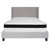 Riverdale Queen Size Tufted Upholstered Platform Bed in Light Gray Fabric with Memory Foam Mattress Riverdale Queen Size Tufted Upholstered Platform Bed in Light Gray Fabric with Memory Foam Mattress