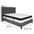 Riverdale Full Size Tufted Upholstered Platform Bed in Dark Gray Fabric with Memory Foam Mattress Riverdale Full Size Tufted Upholstered Platform Bed in Dark Gray Fabric with Memory Foam Mattress