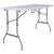 5-Foot Height Adjustable Bi-Fold Granite White Plastic Banquet and Event Folding Table with Carrying Handle 5-Foot Height Adjustable Bi-Fold Granite White Plastic Banquet and Event Folding Table with Carrying Handle