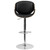 Beech Bentwood Adjustable Height Barstool with Curved Back and Black Vinyl Seat Beech Bentwood Adjustable Height Barstool with Curved Back and Black Vinyl Seat