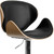 Beech Bentwood Adjustable Height Barstool with Curved Back and Black Vinyl Seat Beech Bentwood Adjustable Height Barstool with Curved Back and Black Vinyl Seat