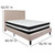 Roxbury Queen Size Tufted Upholstered Platform Bed in Beige Fabric with Pocket Spring Mattress Roxbury Queen Size Tufted Upholstered Platform Bed in Beige Fabric with Pocket Spring Mattress