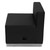HERCULES Alon Series Black LeatherSoft Chair with Brushed Stainless Steel Base HERCULES Alon Series Black LeatherSoft Chair with Brushed Stainless Steel Base