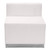 HERCULES Alon Series Melrose White LeatherSoft Chair with Brushed Stainless Steel Base HERCULES Alon Series Melrose White LeatherSoft Chair with Brushed Stainless Steel Base