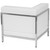 HERCULES Imagination Series Contemporary Melrose White LeatherSoft Left Corner Chair with Encasing Frame HERCULES Imagination Series Contemporary Melrose White LeatherSoft Left Corner Chair with Encasing Frame