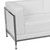 HERCULES Imagination Series Contemporary Melrose White LeatherSoft Sofa with Encasing Frame HERCULES Imagination Series Contemporary Melrose White LeatherSoft Sofa with Encasing Frame