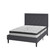 Roxbury Full Size Tufted Upholstered Platform Bed in Dark Gray Fabric with 10 Inch CertiPUR-US Certified Pocket Spring Mattress Roxbury Full Size Tufted Upholstered Platform Bed in Dark Gray Fabric with 10 Inch CertiPUR-US Certified Pocket Spring Mattress