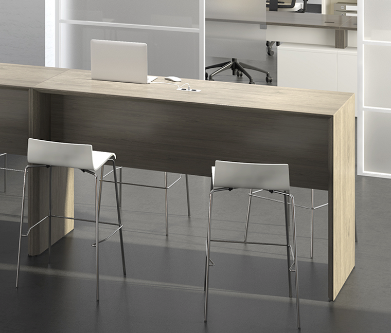 Nex 96" x 30" Rectangular Standing Height Table