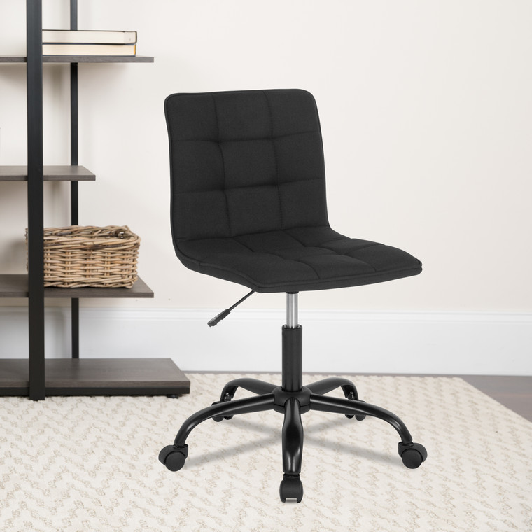 Sorrento Home and Office Task Chair in Black Fabric