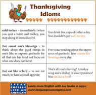 Idioms to Celebrate Thanksgiving