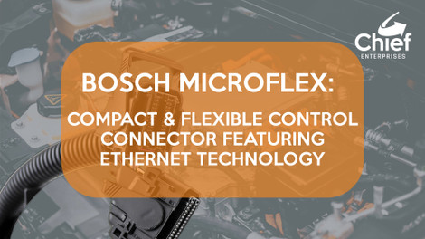 Bosch Microflex: Compact & Flexible Control Connector featuring Ethernet Technology