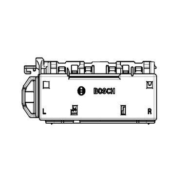 1928405314 Bosch Connector, 96-Way, Code B, Exit Left, Black