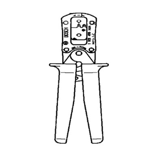 Zeichnung von 1928498215 Bosch Matrix 1.2 Hand-Crimpzange