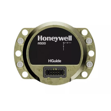 Front-facing product image of the Honeywell HGuide N500 BYOG OEM Navigator with C-Grade Inertial (68910500-N251) featuring a compact industrial navigation module design for high-precision GNSS and inertial positioning applications.