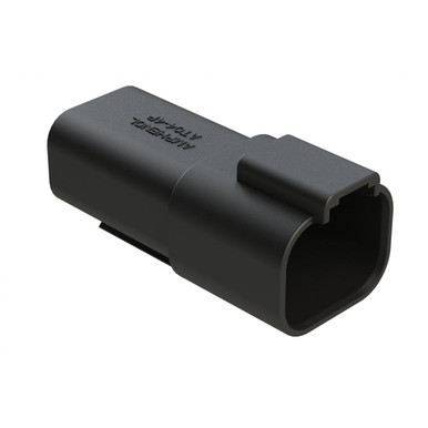 AT04-4P-BLK Amp Sine Connector