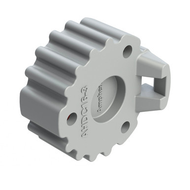 AHDC16-3 Amphenol Sine Accessory, Grey, Protective Cap for 3 Position Receptacles, AHD Series