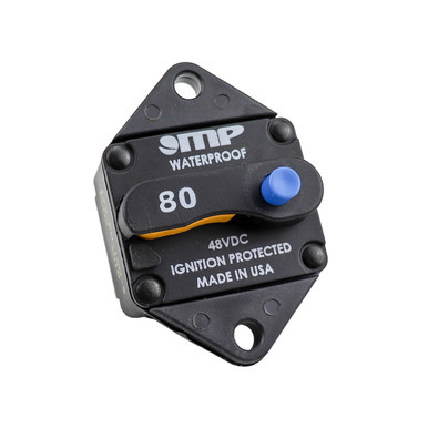 175-P0-080-2 Mechanical Products Circuit Breaker, Series 17, Type 3 w/trip, panel, 80A, Black