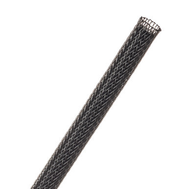 HTN0.25BK TechFlex Sleeving, Flexo Halar, 1/4 Inch, Black