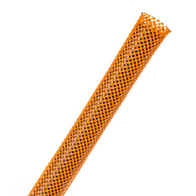 PTN0.38OR TechFlex Sleeving, Flexo PET, 3/8 Inch, Orange