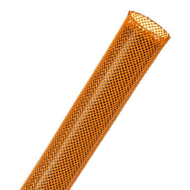 PTN0.75OR TechFlex Sleeving, Flexo PET, 3/4 Inch, Orange