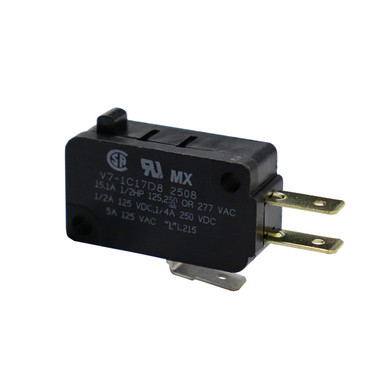 V7-1C17D8 Honeywell Black Miniature Switch, Basic, SPDT, PIN Plunger Actuator, QC Termination