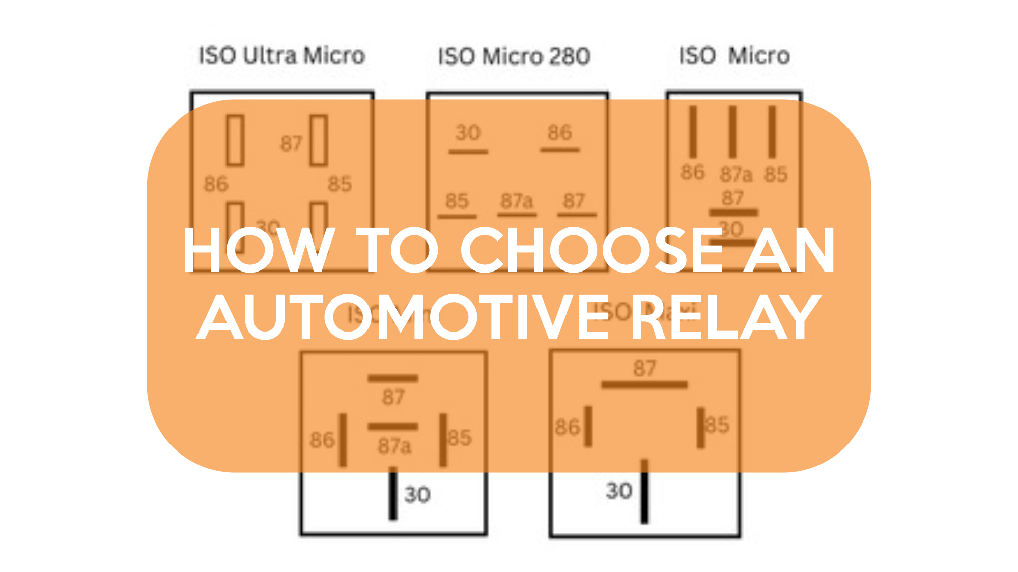 How to Choose an Automotive Relay - Chief Enterprises Europe