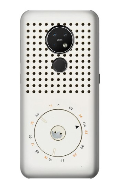 S1857 Retro Transistor Radio Case Cover Custodia per Nokia 7.2