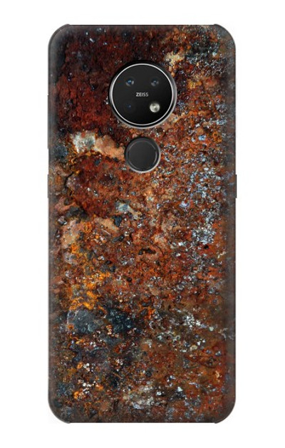 S2714 Rust Steel Texture Graphic Printed Case Cover Custodia per Nokia 7.2