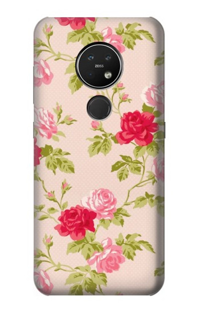 S3037 Pretty Rose Cottage Flora Case Cover Custodia per Nokia 7.2