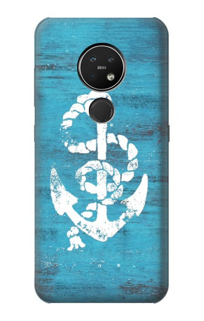 S3053 Marine Anchor Blue Case Cover Custodia per Nokia 7.2