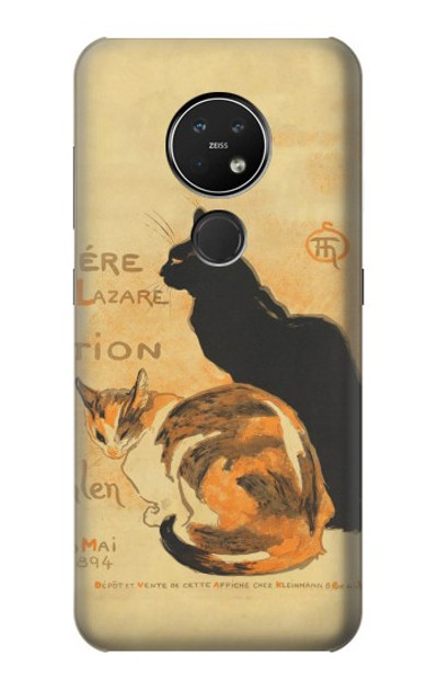 S3229 Vintage Cat Poster Case Cover Custodia per Nokia 7.2