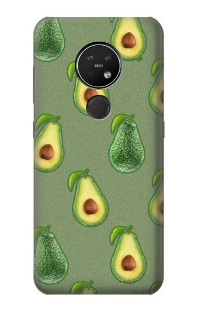 S3285 Avocado Fruit Pattern Case Cover Custodia per Nokia 7.2