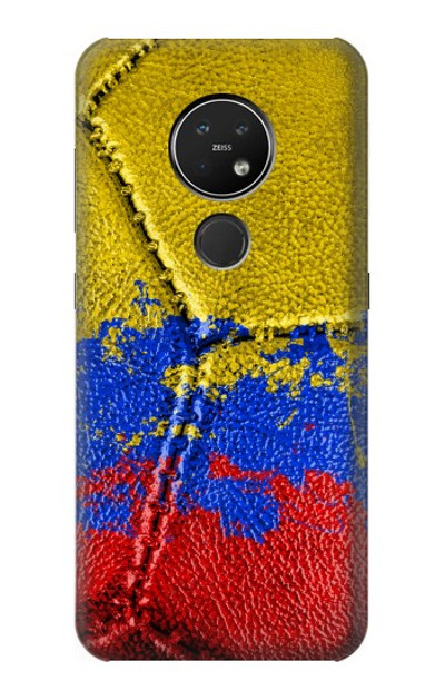 S3306 Colombia Flag Vintage Football Graphic Case Cover Custodia per Nokia 7.2