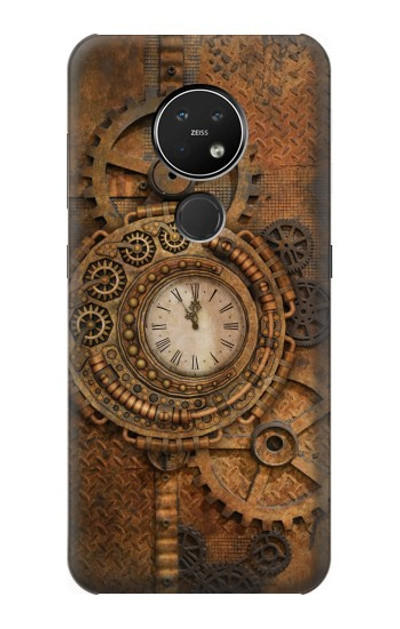 S3401 Clock Gear Steampunk Case Cover Custodia per Nokia 7.2