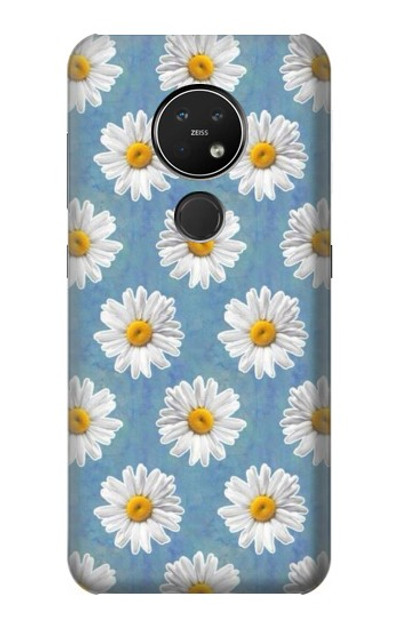 S3454 Floral Daisy Case Cover Custodia per Nokia 7.2