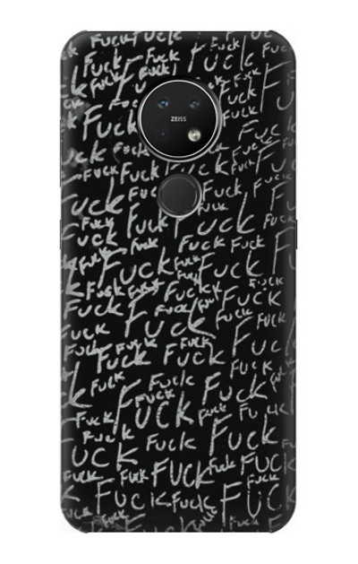 S3478 Funny Words Blackboard Case Cover Custodia per Nokia 7.2