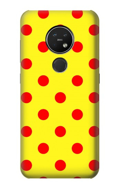 S3526 Red Spot Polka Dot Case Cover Custodia per Nokia 7.2