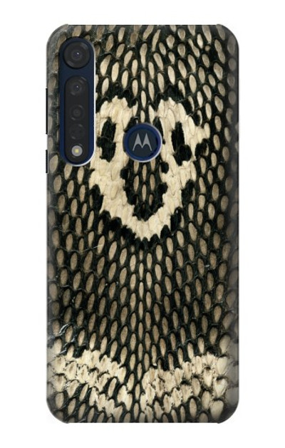 S2711 King Cobra Snake Skin Graphic Printed Case Cover Custodia per Motorola Moto G8 Plus