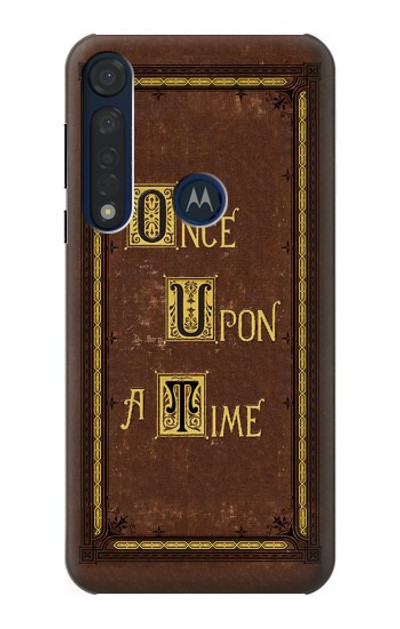 S2824 Once Upon a Time Book Cover Case Cover Custodia per Motorola Moto G8 Plus